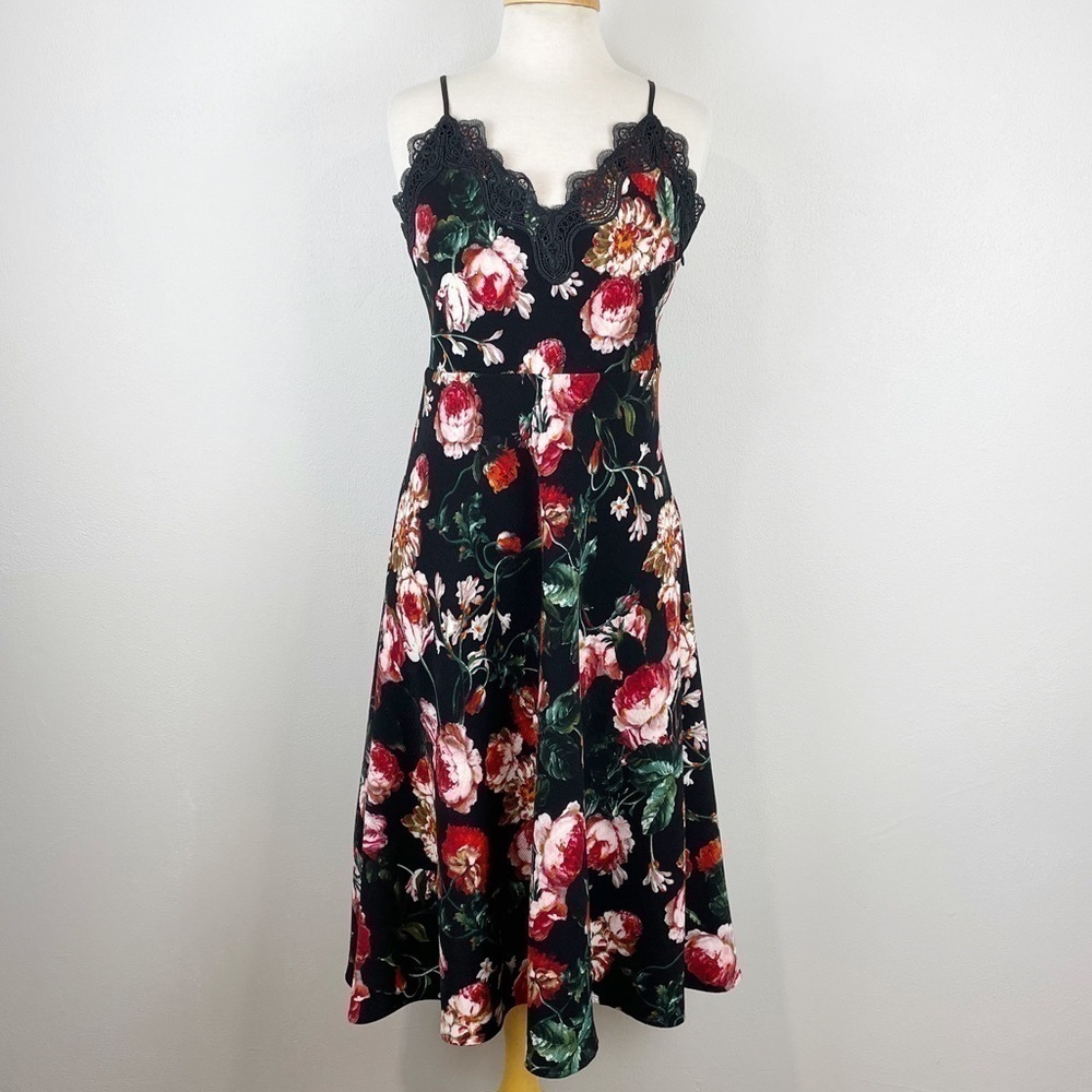 Foxiedox Autumnal Floral Slip Dress - Picture 2 of 12
